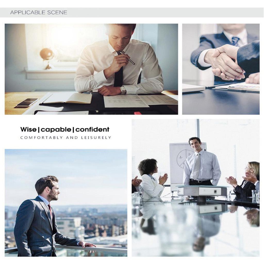 Men's Slim Fit Elastic Shirt, Business Thin Shirt