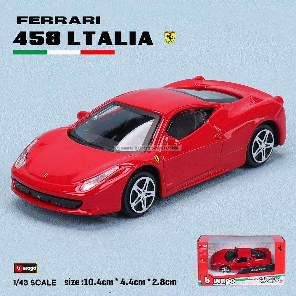 Bburago 1:43 Multiple styles Ferrari Purosangue sp2 488GTB 250GTO SF90 ROMA alloy luxury car die-casting car model toy gift