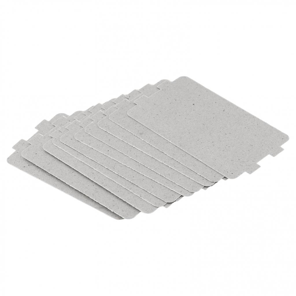 Microwave Parts 10pcs Mica Plate High Temperature Resistance