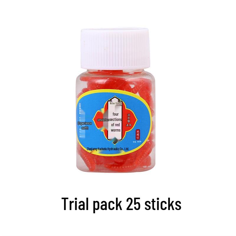 

Коробка с 200 силиконовыми приманками в виде земляных червей и мотыля с рыбным запахом для ловли карпа