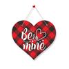 1Pcs Heart Love Happy Valentine's Day Paper Wall Door Hanging Ornaments for Valentine Day Wedding Anniversary Party Decoration