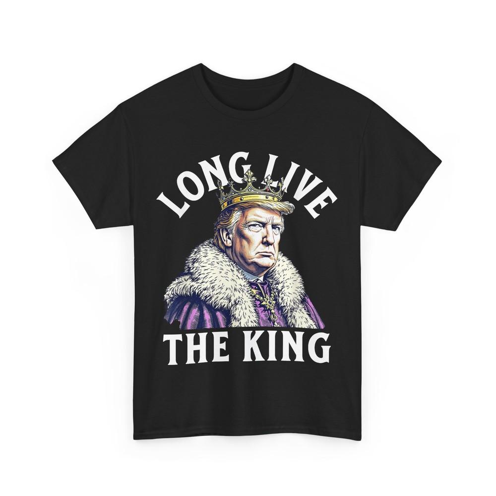 Vintage Trump Long Live the King American Patriotic Retro T-Shirt Unisex T-Shirt L