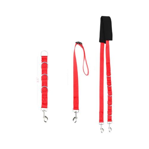 Portable Adjustable Pet Grooming Belt Dog Bathing Traction Band with D Rings Secure Strap for Salon Home Use Harness Supplies