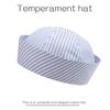 Blue Striped Navy Hat Y2K Beret Hat Korean Captain Hat  Spring