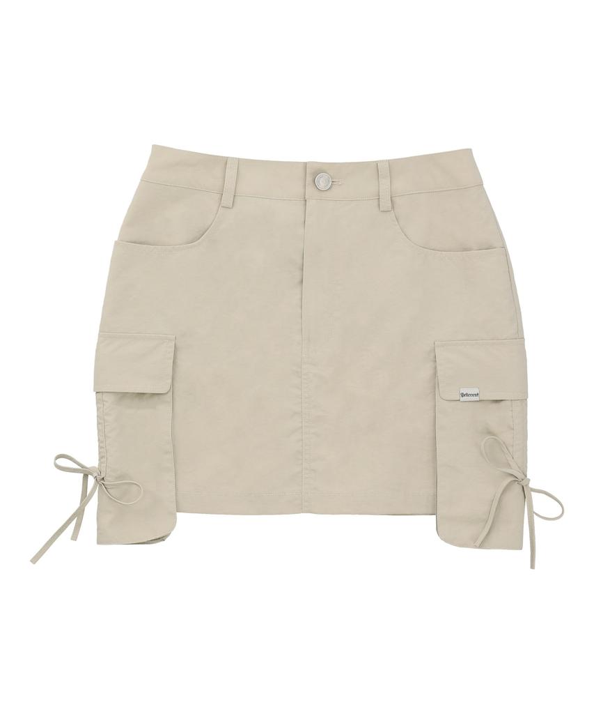 DELICCENT Stitch Point Skirt [Beige]