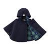 Umhang Cape Poncho Außenfleece Uni Made in Japan Jungen Mädchen Baby Kinder Babykleidung Kleidung Gratis Marineblau [MIKI HOUSE] Kinder 10-3860-491