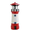 Solar Rotating Lighthouse Resin Garden Ornament