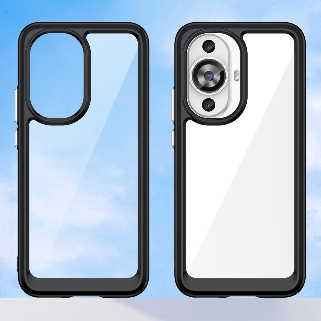 For Huawei Nova 12S Clear Case Nova 12S Cover Coque Fundas Hard Translucent Soft Frame Phone Bumper For Huawei Nova 12S