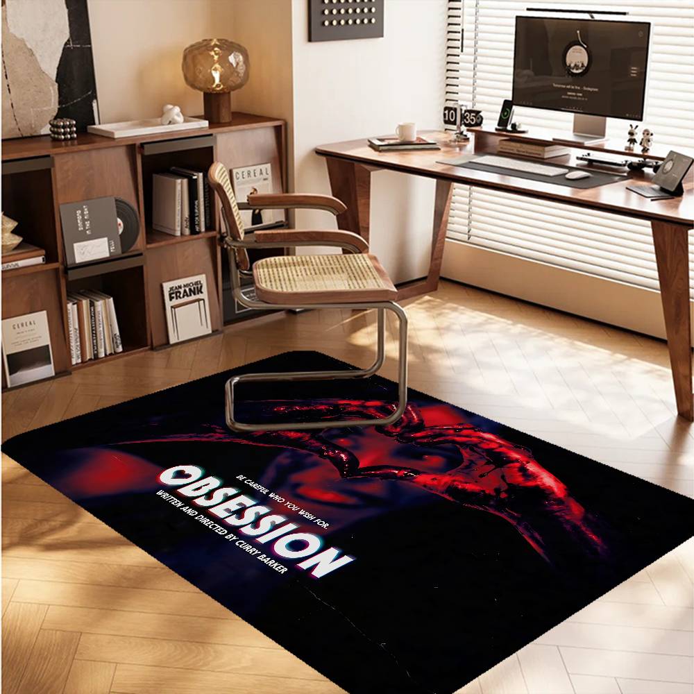Horror Movie O-Obsession Hallway Carpet Washable Non-Slip Living Room Sofa Chairs Area Mat Kitchen Doormat Area Rug