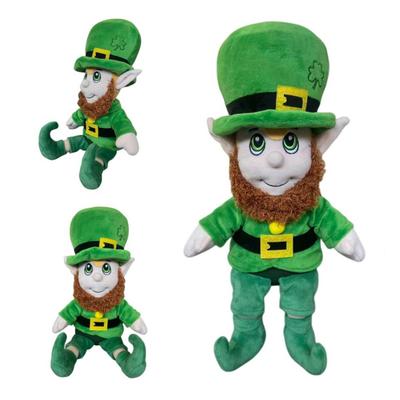St. Patrick's Day Plush Keychain Cute Cartoon Doll Soft PP Cotton Filling Toy
