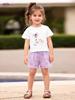 Little Maven European-Style Girls' Summer Short-Sleeve Set - Cute Baby Clothing