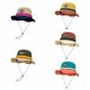 Sun Protection Western Cowboy Hat Sunscreen Sun Protection Bucket Cap Hiking Fisherman Hat  Summer