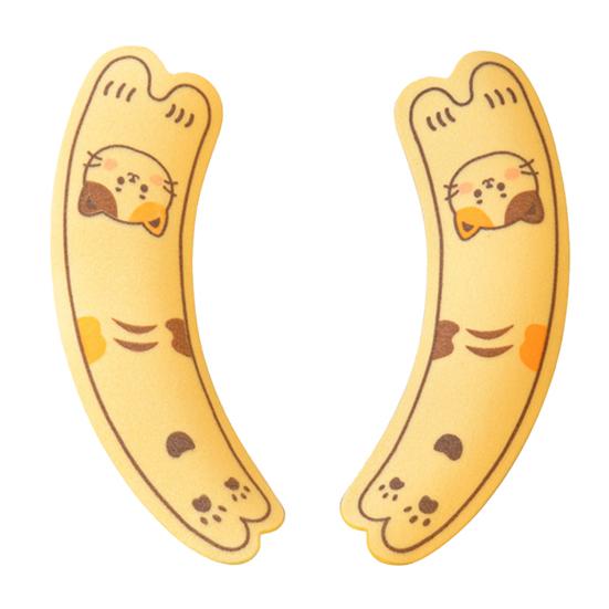 

Мультяшное сиденье для унитаза, моющийся чехол, клейкий удобный мягкий универсальный чехол для унитаза, украшения жёлтый