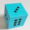8cm EVA Rounded Corner Foam Dice - Six-Sided, 3.8cm Square