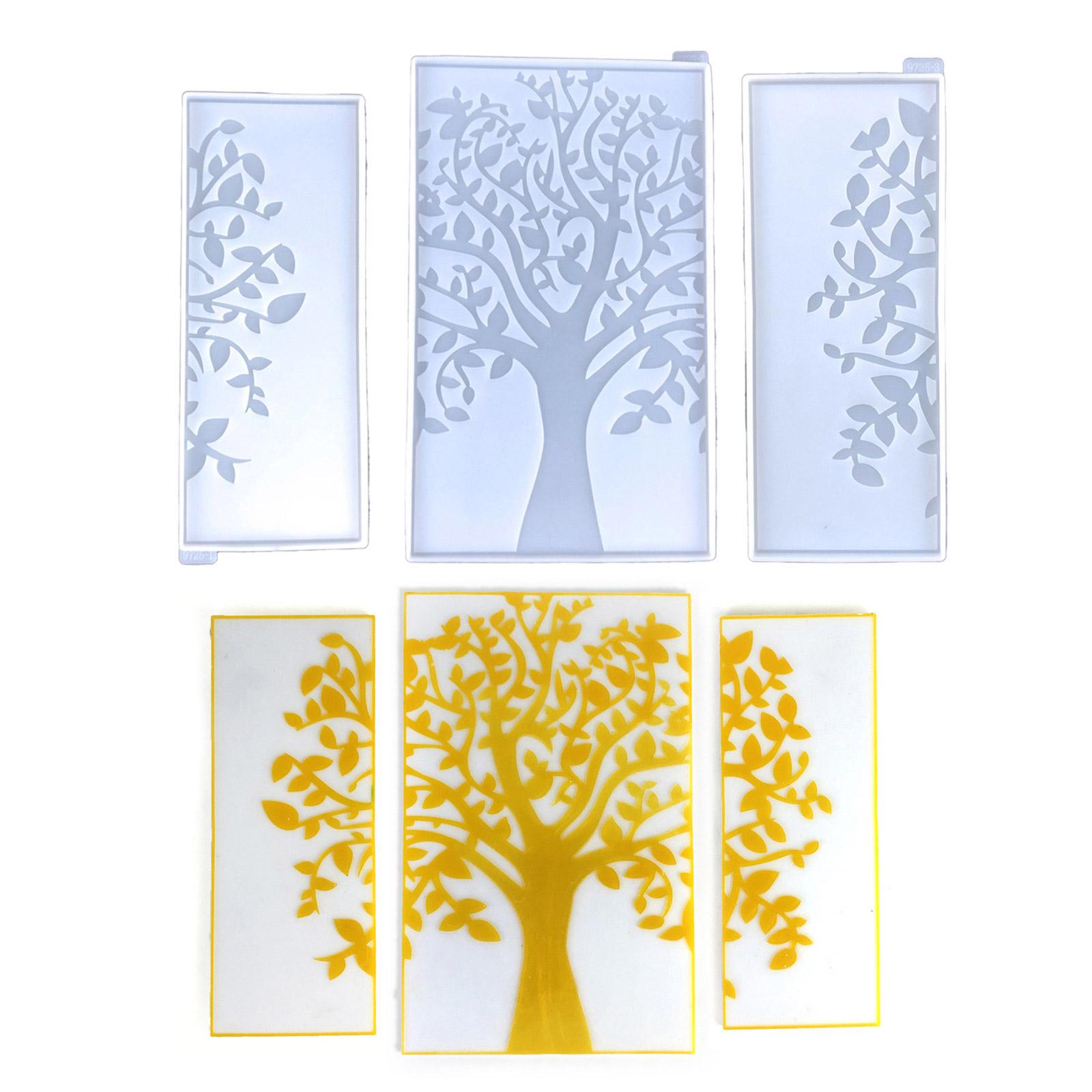 

Универсальная силиконовая литейная форма Форма из эпоксидной смолы Универсальная форма в форме дерева жизни Настенные украшения Формы для изготовления ювелирных изделий