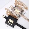 Women'S Belt Waist Bag Chain Bag Removable Trendy Belt Bag Shoulder Bag Mini Multifunctional