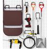 Black Pegboard Hooks Heavy Duty Power Tool Holder Wall Mounted Holder Hanger Rack Electric Drill Hook Tool Wall Organizer