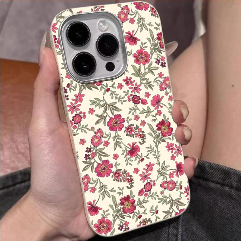 Wave Green Grid Flower Pattern Phone Case for Samsung Galaxy S25 S24 S23 Ultra S22 Plus S21 FE A35 A15 A56 A36 A55 Soft Cover