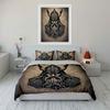 Viking warrior helmet design. Bedding sets Duvet cover sets Duvet covers Pillowcases(1*Duvet Cover 2*Pillowcases without duvet insert)
