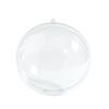 Clear Acrylic Christmas Hanging Decoration: Transparent, Round, Hollow Ball