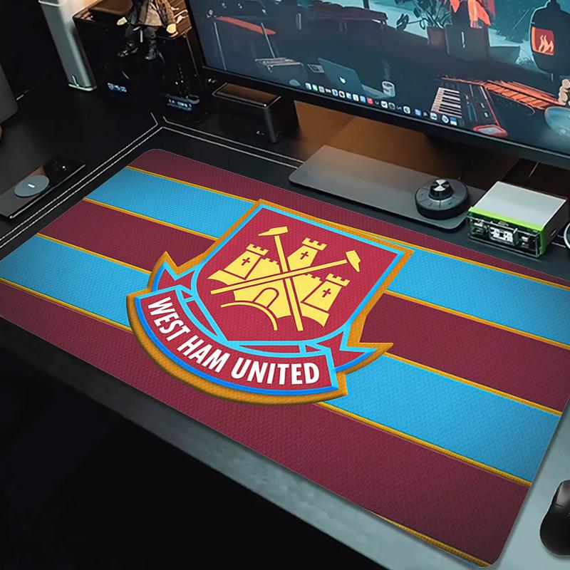 West Ham United2 Print Cushion Non-slip Laptop Tablet Big Mousepad XXL Mat Mini PC Playmat With Lock edge