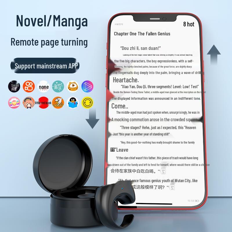 Cross-Border Mobile Phone Remote: Photo & Video Controller, Novel Page Turner, Short Video Remote Ring