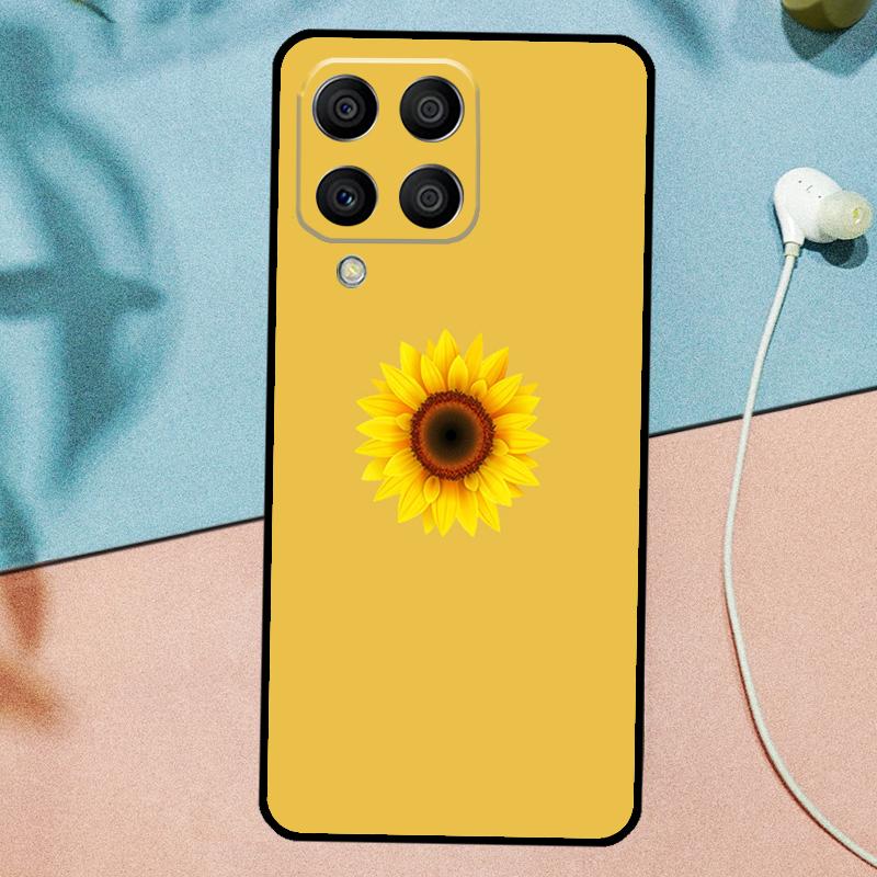 Daisy Sunflower Floral Flower For Samsung Galaxy M31 M11 M23 M12 M13 M14 M15 M35 M55 M34 M54 M33 M53 M32 M52 M06 M16 Case