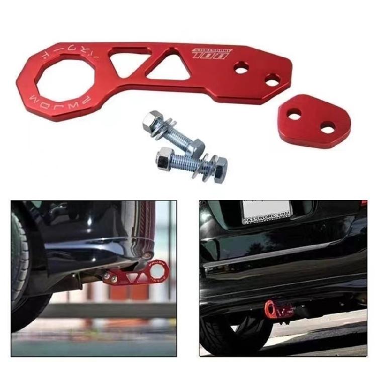 All Purpose Towing Accessory, Aluminum Rear Bumper Tow Hook With High Durability For Everyday Use & Emergencies Recovery