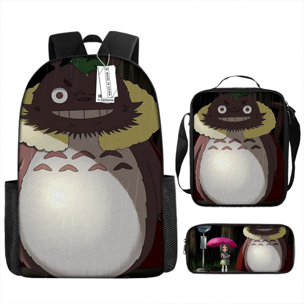 My Neighbor Chinchilla, Surrounding Animation Backpack Backpack European and American Retro Schoolbag