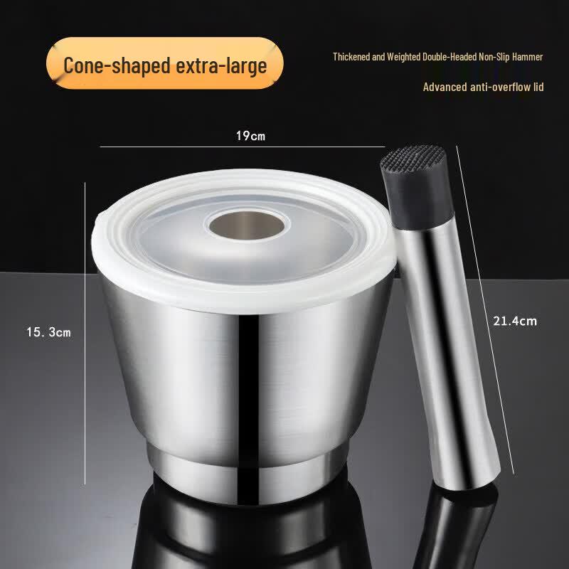 304 Stainless Steel Mortar and Pestle Set