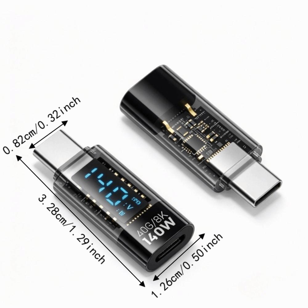 U Shape USB-C Adapter Right Angle USB-C Male To Female Connector Type C Adapter 8K Display