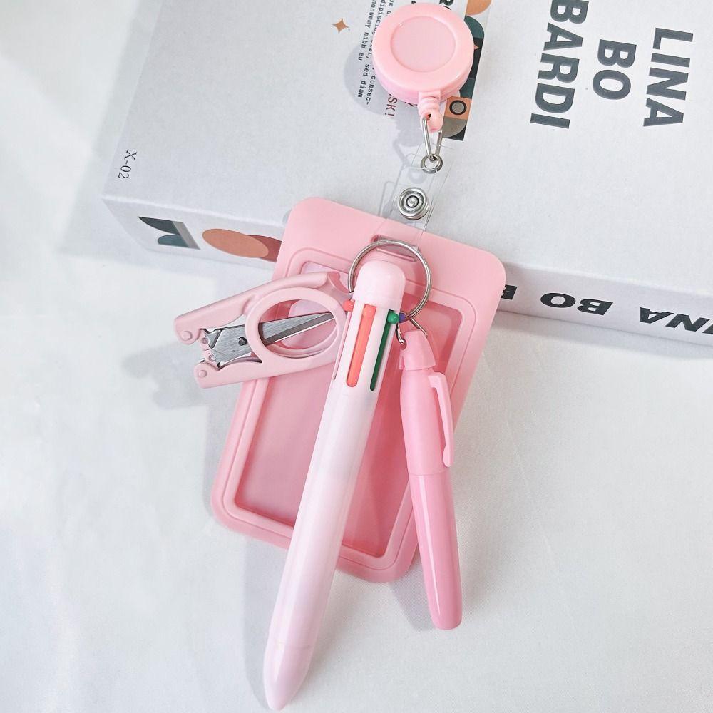 Multifunction Nurse Pen Set 6-in-1 Ballpoint Pen New Foldable Scissors  Nurse Badge Accessories