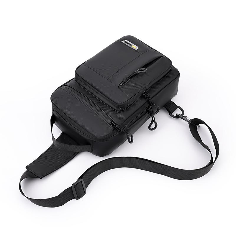 Men's Chest Bag Nylon Large Capacity Shoulder Crossbody Bag