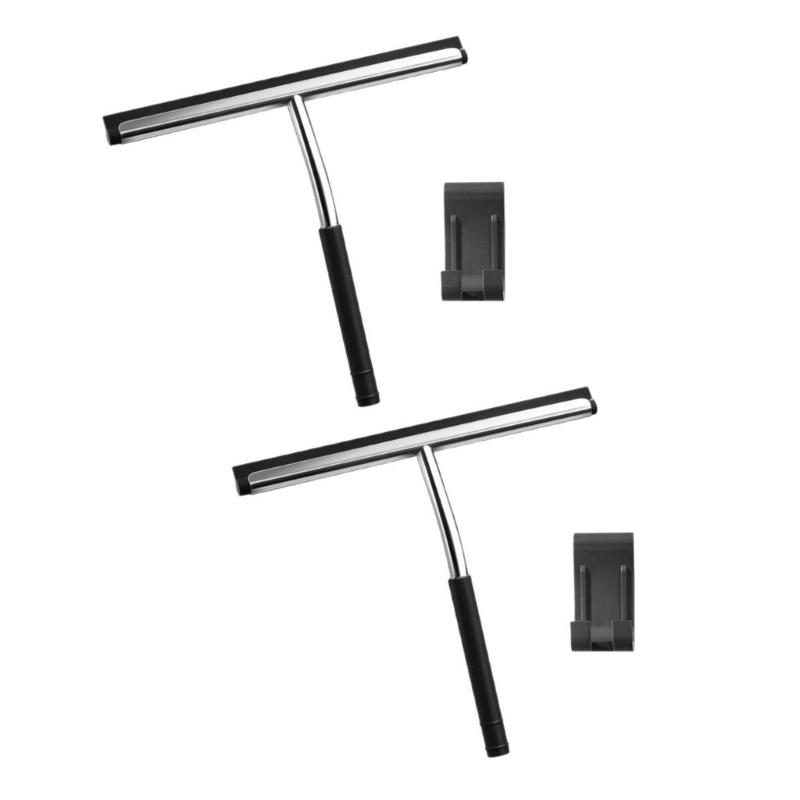 Silicones Squeegee Shower Window Cleaner With Ergonomic Handle For Bathroom Mirror Glass Tile Efficient Scrubbing Tool 1