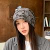 Women's Slouchy Beanie for Spring & Autumn: Stylish Postpartum Hat for a Trendy, Small Face Look.