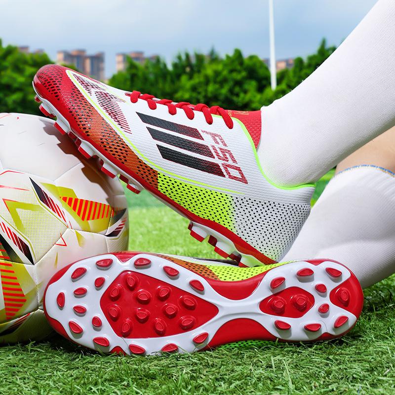 Dziecięce buty piłkarskie Chłopcy Dorośli Jesień Miękkie podeszwy Trampki Nastolatki Uczniowie Szkół Podstawowych Połamane Korki Trening na Trawniku Punkt