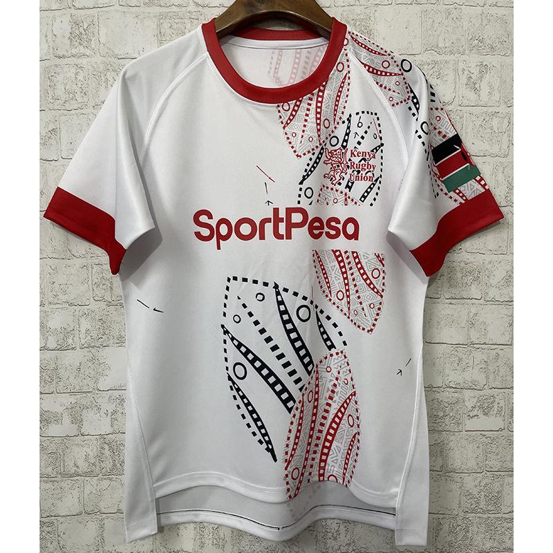 2025 New Kenya Rugby Union Jerseys Short Sleeve T-Shirt Sportswear Kenya Rugby Jerseys