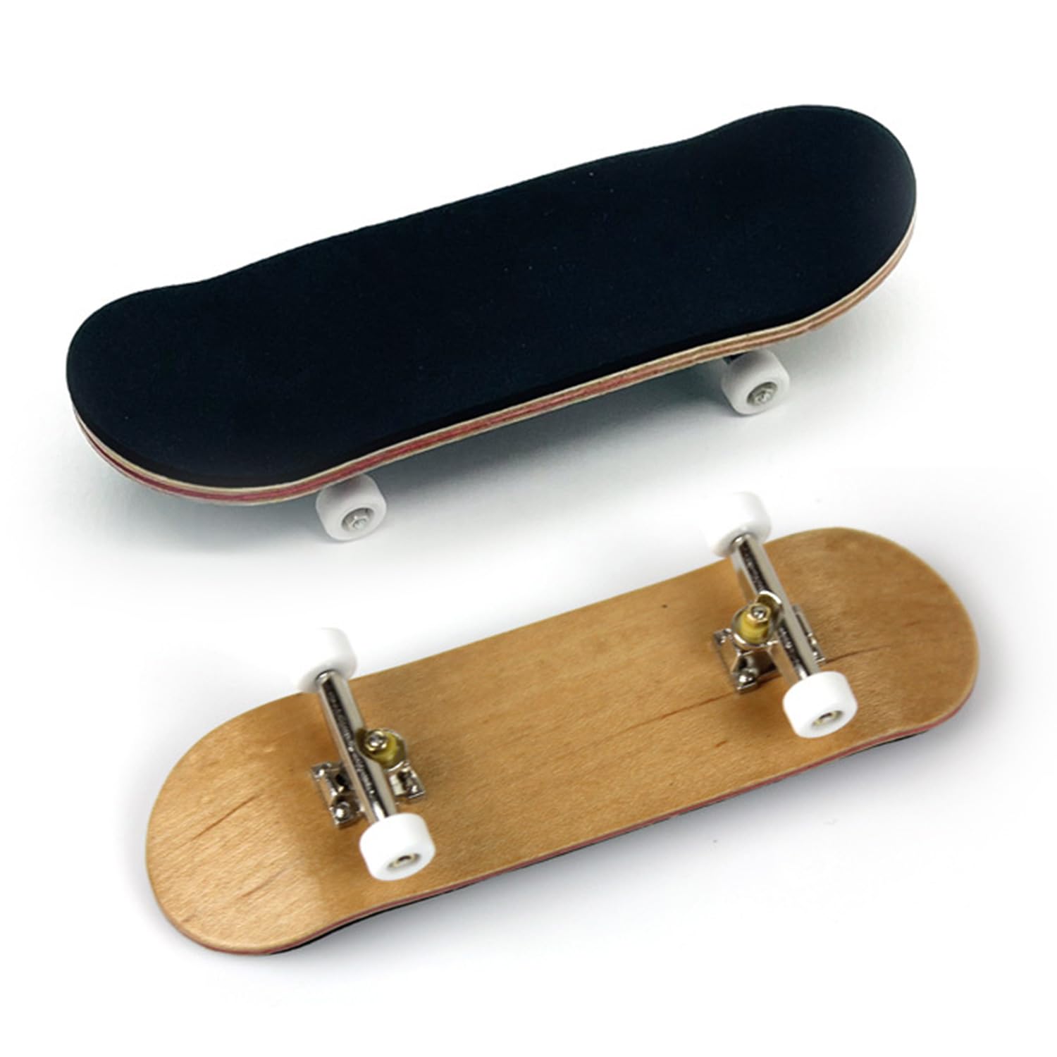 Finger Skate Biely Finger Skateboard Fingerboard Montáž Mini Skateboard Mini Skateboard Finger Skates Prstové Hry Prstové Techniky Pneumatiky biela