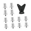 12 tacchetti da calcio in nylon M5 con chiave, Accessori di ricambio professionali portatili per sportivi