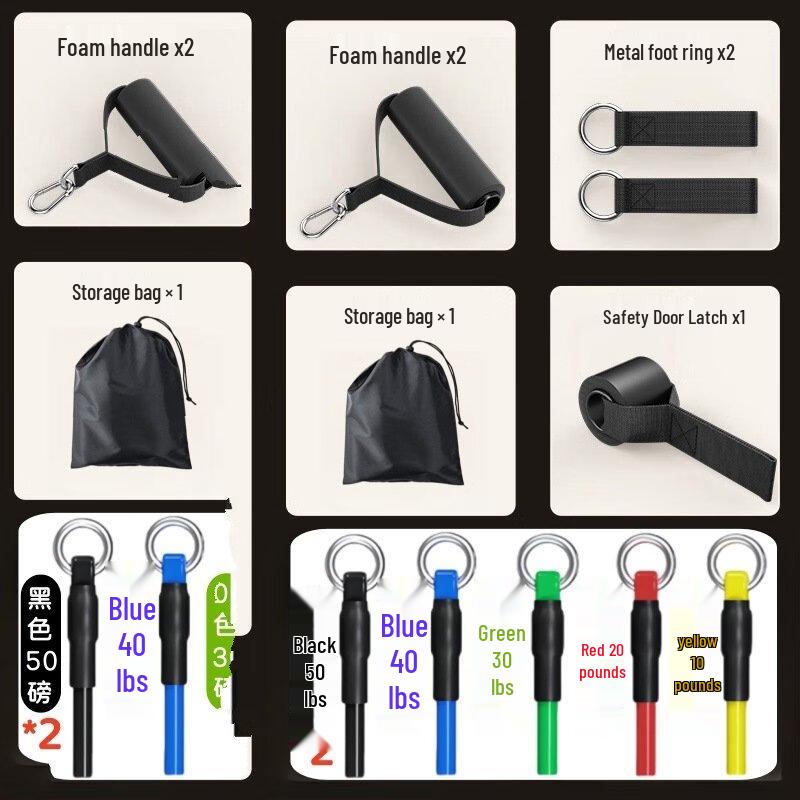 Junshi Home Strength Training Resistance Band Set