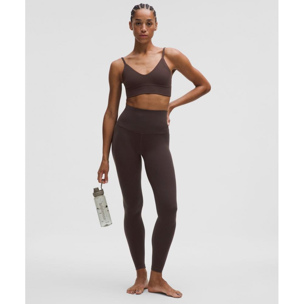 Lululemon Focuser Scoop Neck BrA Nulu  Light Support  A B Cup sequoiA