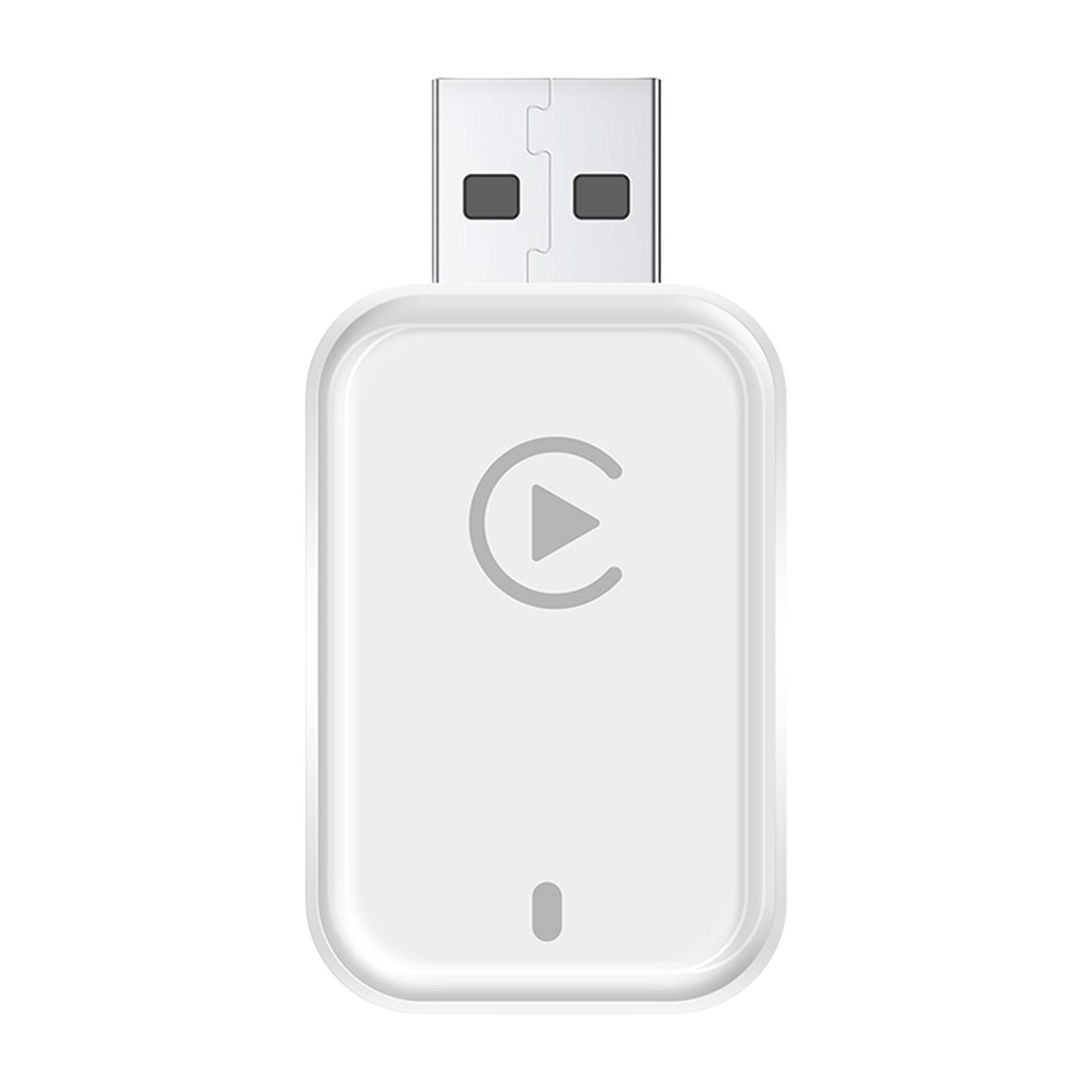 

2-в-1 Беспроводной адаптер CarPlay Android Auto Plug & Play Преобразователь проводного в беспроводной донгл для автомобилей с заводским проводным CarPlay