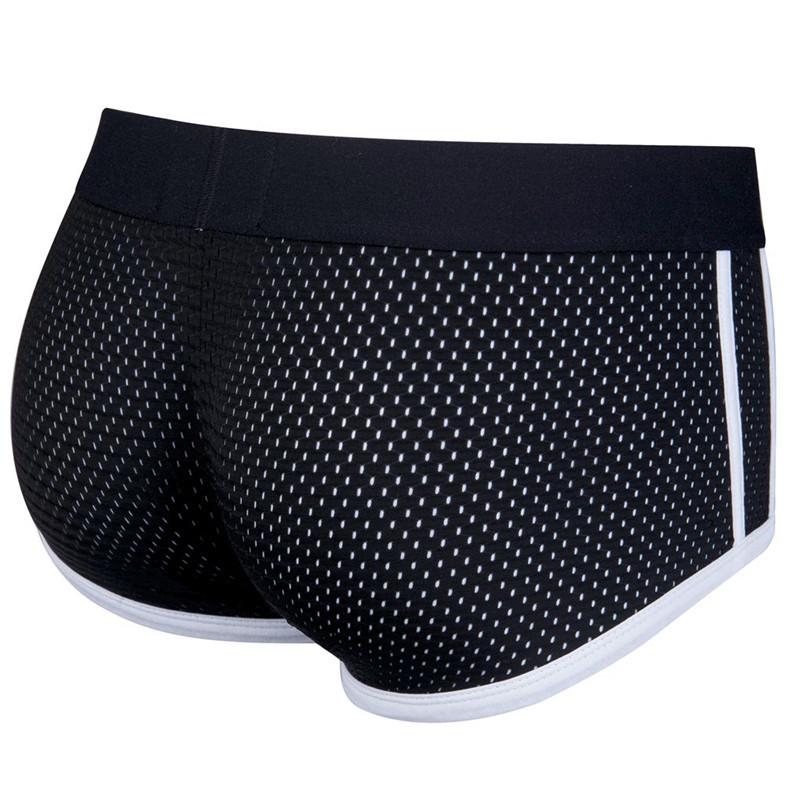 JOCKMAIL Men's Breathable Mesh Boxer Briefs - Erotic Underwear