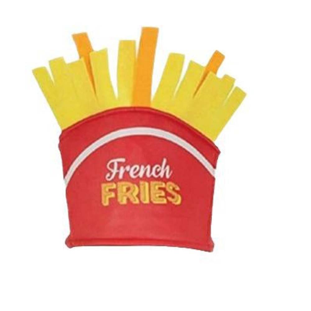 Funny Taco Hair Hoop Cloth Creative Pizza Hat Friends French Fries Hat Cosplay