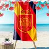 Handtuch mit spanischem Flaggen-Design Ein Muss für den Strandurlaub