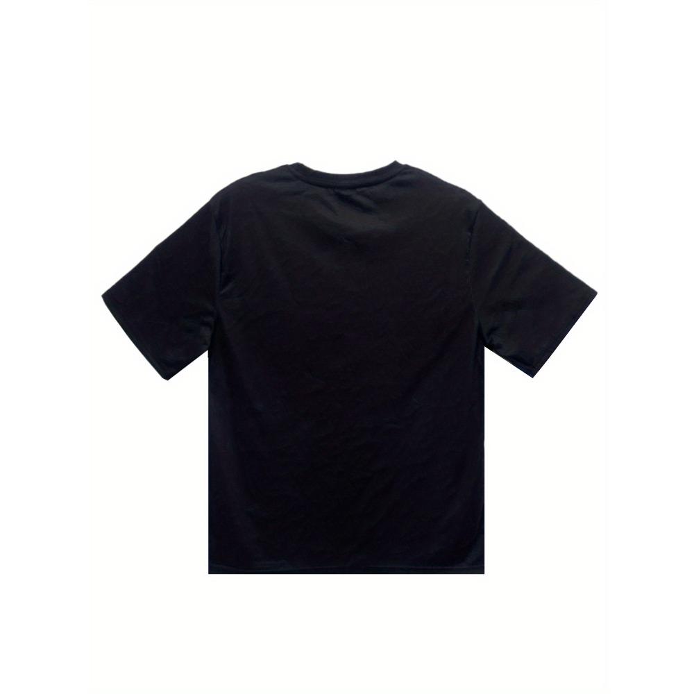 Tamanhos Europeus Camiseta Rex com Árvore de Natal Estampada em 3D Masculina para Verão, Gola Redonda Casual, Manga Curta para Uso ao Ar Livre