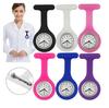 Relógio de Silicone para Enfermeira, Relógio de Enfermagem com Clipe e Movimento a Quartzo, Relógio de Bolso no Peito Feminino, Relógio Broche como Acessório para Enfermeira