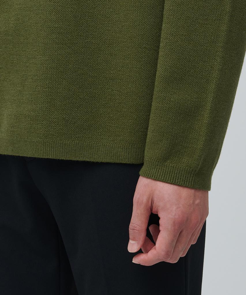 Musinsa Standard Minimal Crew Neck Knit [Avocado]