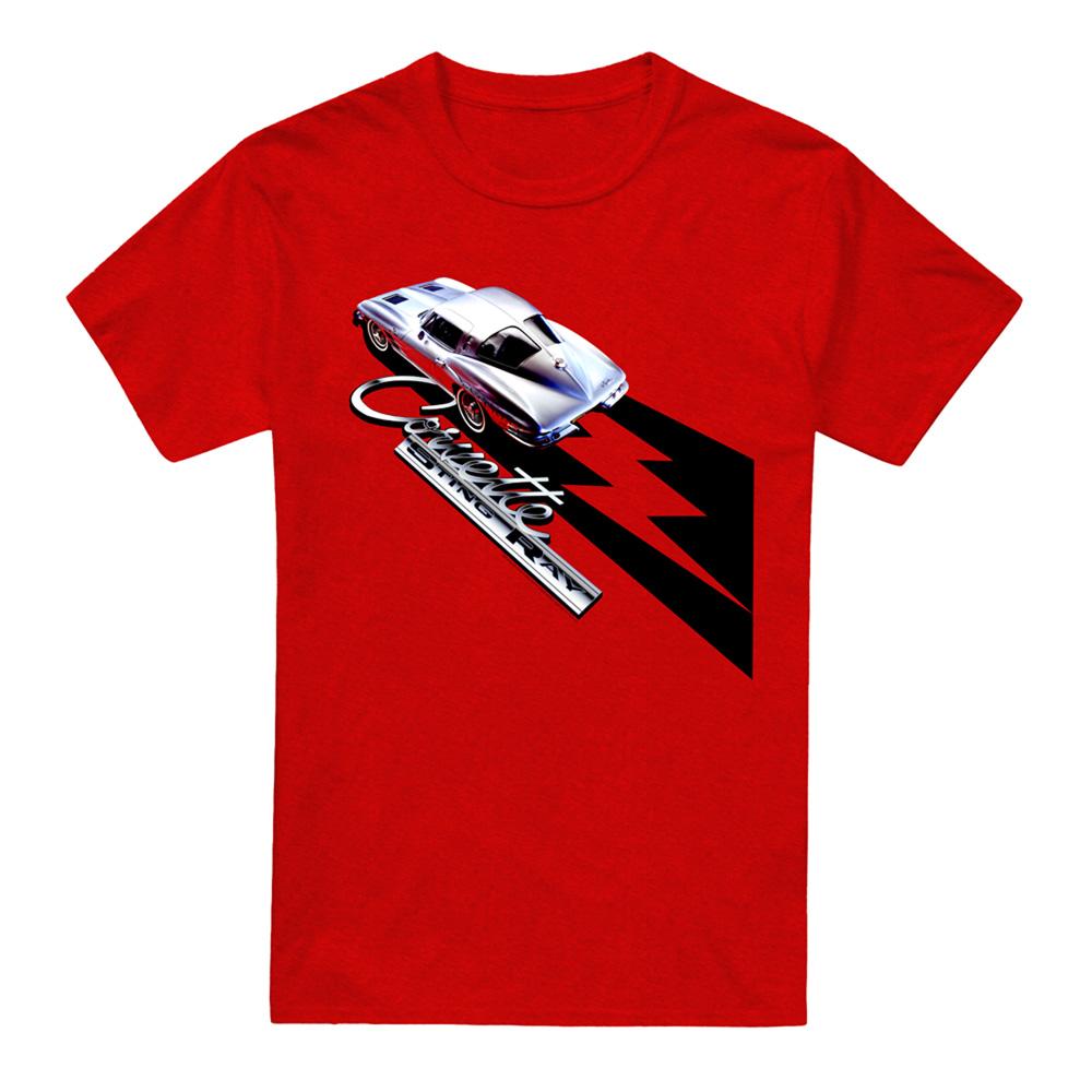 Chevrolet Unisex Adult Split Window Sting Ray Heather T-Shirt