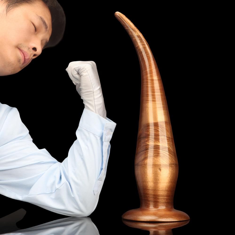 PVC Extra Long Anal Plug Dildo Sex Toy Masturbator for Men and Women Strap On Penis Realistic Dick